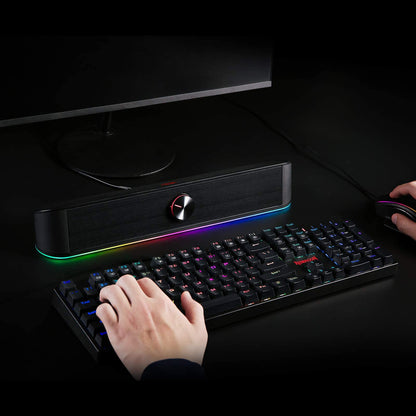Redragon GS560 RGB Desktop Soundbar with Dynamic Lighting