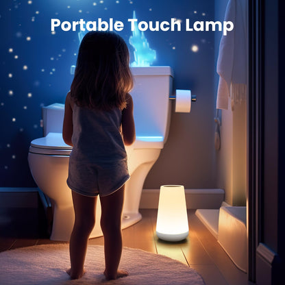 THAUSDAS Dimmable Touch Night Light RGB Colors For Bedroom