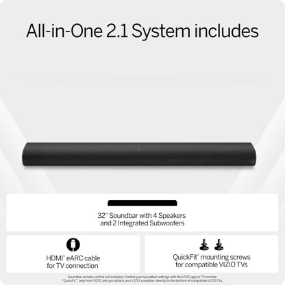 VIZIO All in One Soundbar with Dolby Atmos Experience