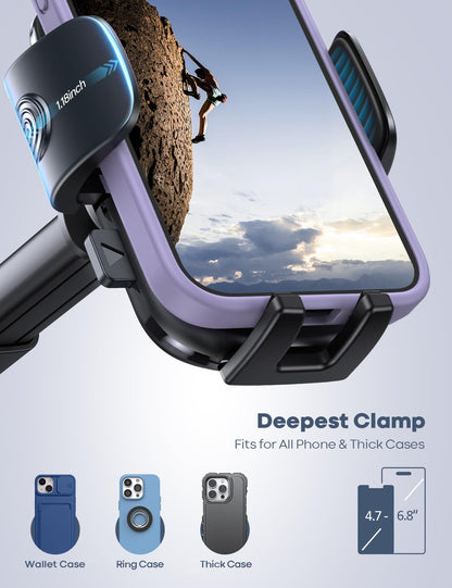 Lamicall Car Phone Holder 360 Degree Rotation Suction Mount