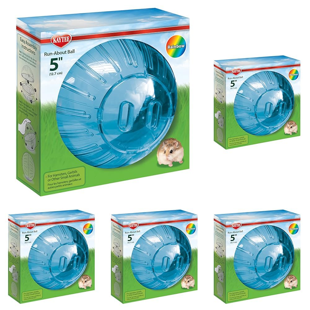 Kaytee 5 Inch Clear Exercise Ball for Dwarf Hamsters