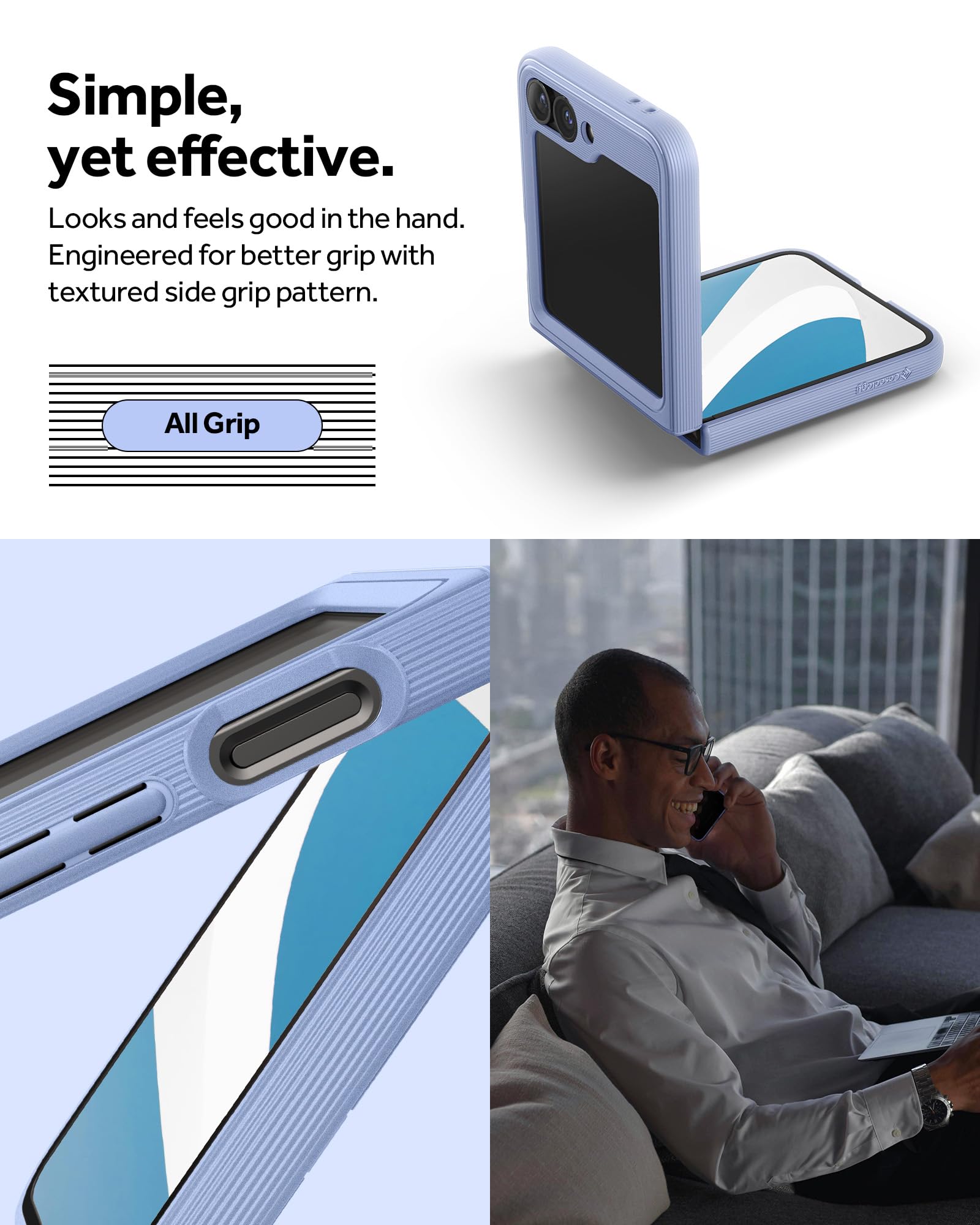 Caseology Parallax Ergonomic Protective Case for Galaxy Z Flip 6