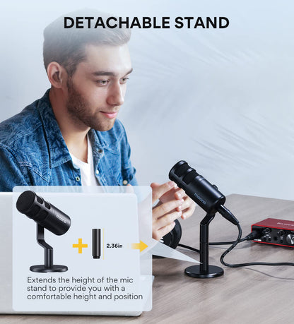 Maono PD100 XLR Cardioid Dynamic Podcast Microphone