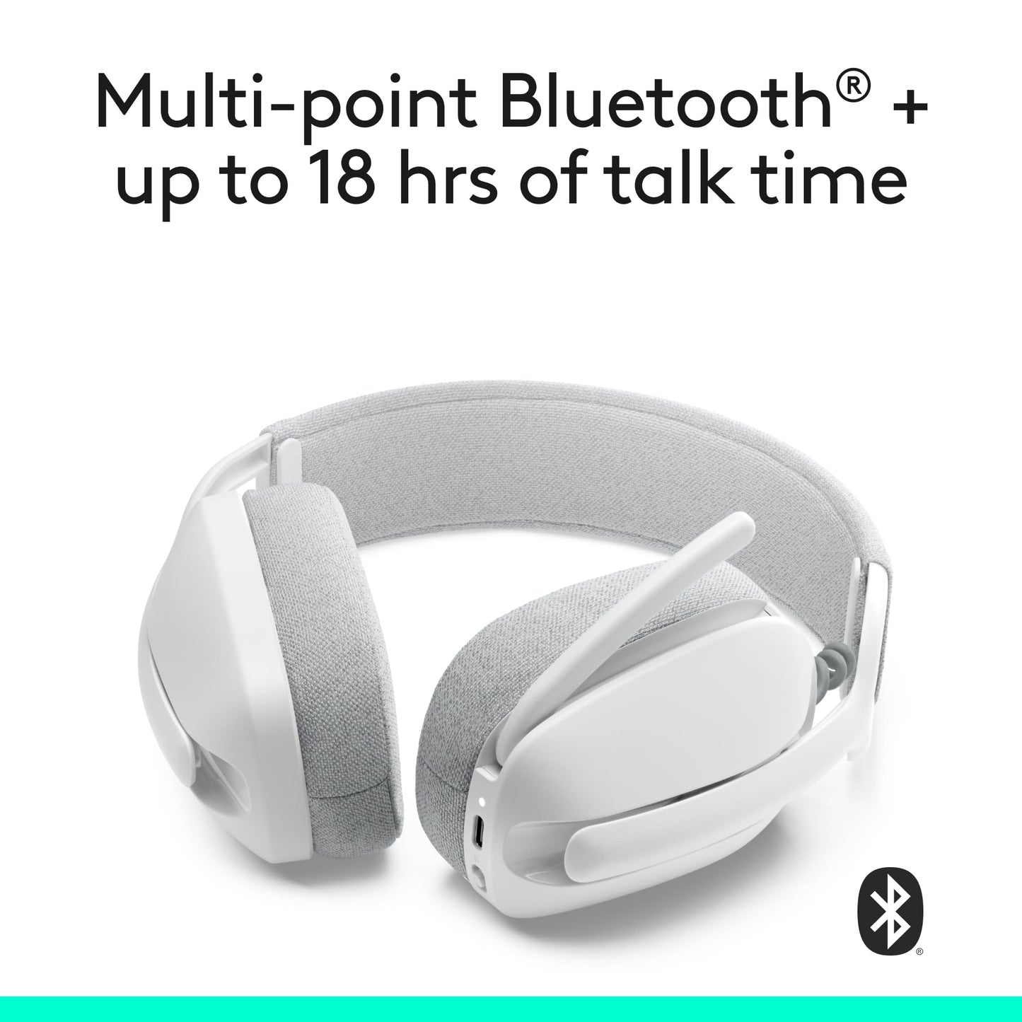 Logitech Zone Vibe 100 Wireless Headphones with Noise Canceling Microphone