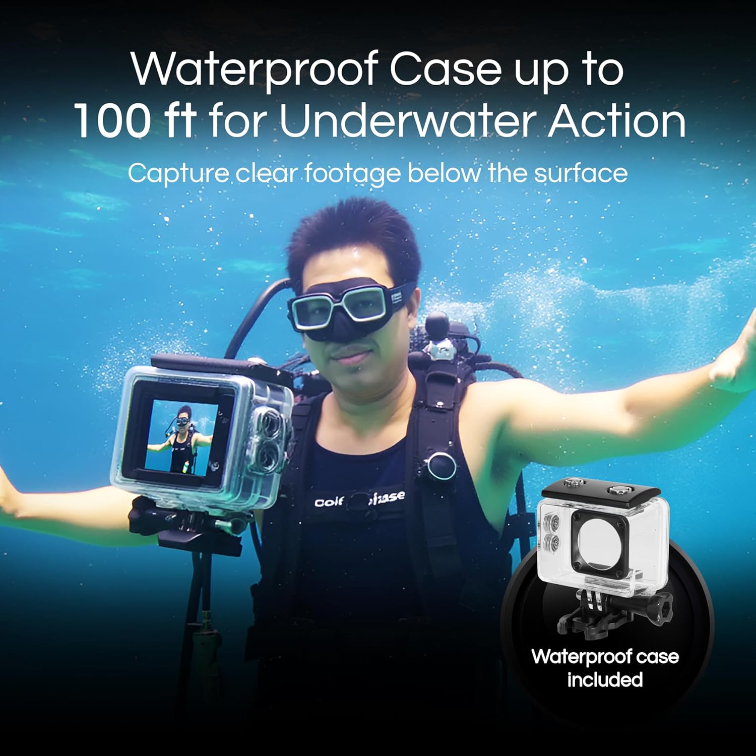 Minolta MNX5K1 5K Ultra HD Action Camera Kit