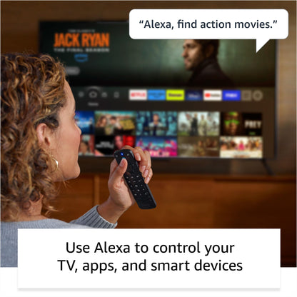 Amazon Fire TV Alexa Voice Remote Pro with Backlit Buttons