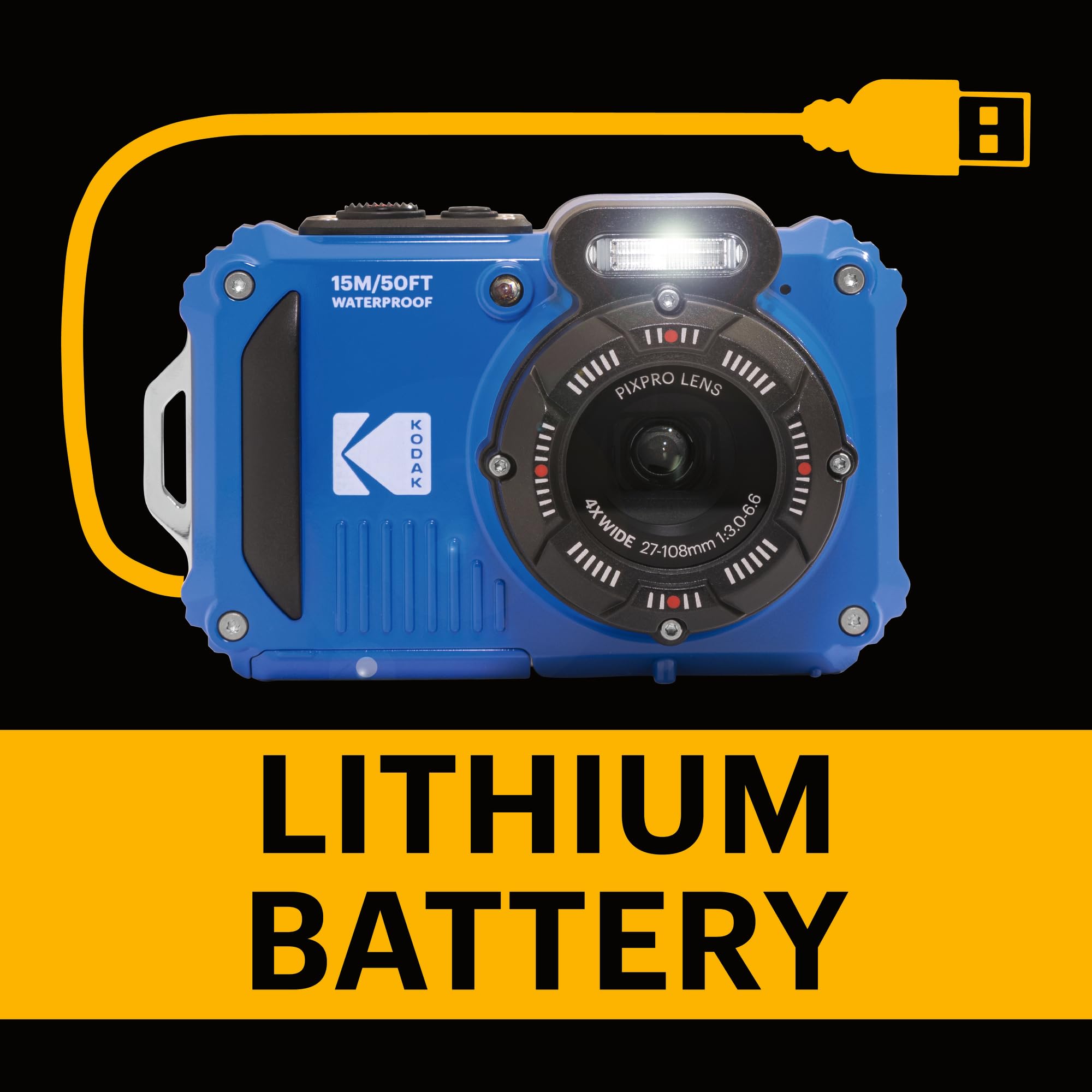 Kodak PIXPRO WPZ2 Waterproof Digital Camera for Adventure