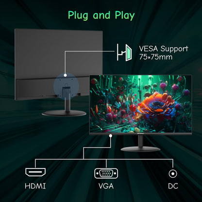 Sansui 24 Inch Eye Care Monitor With HDMI And VGA Ports