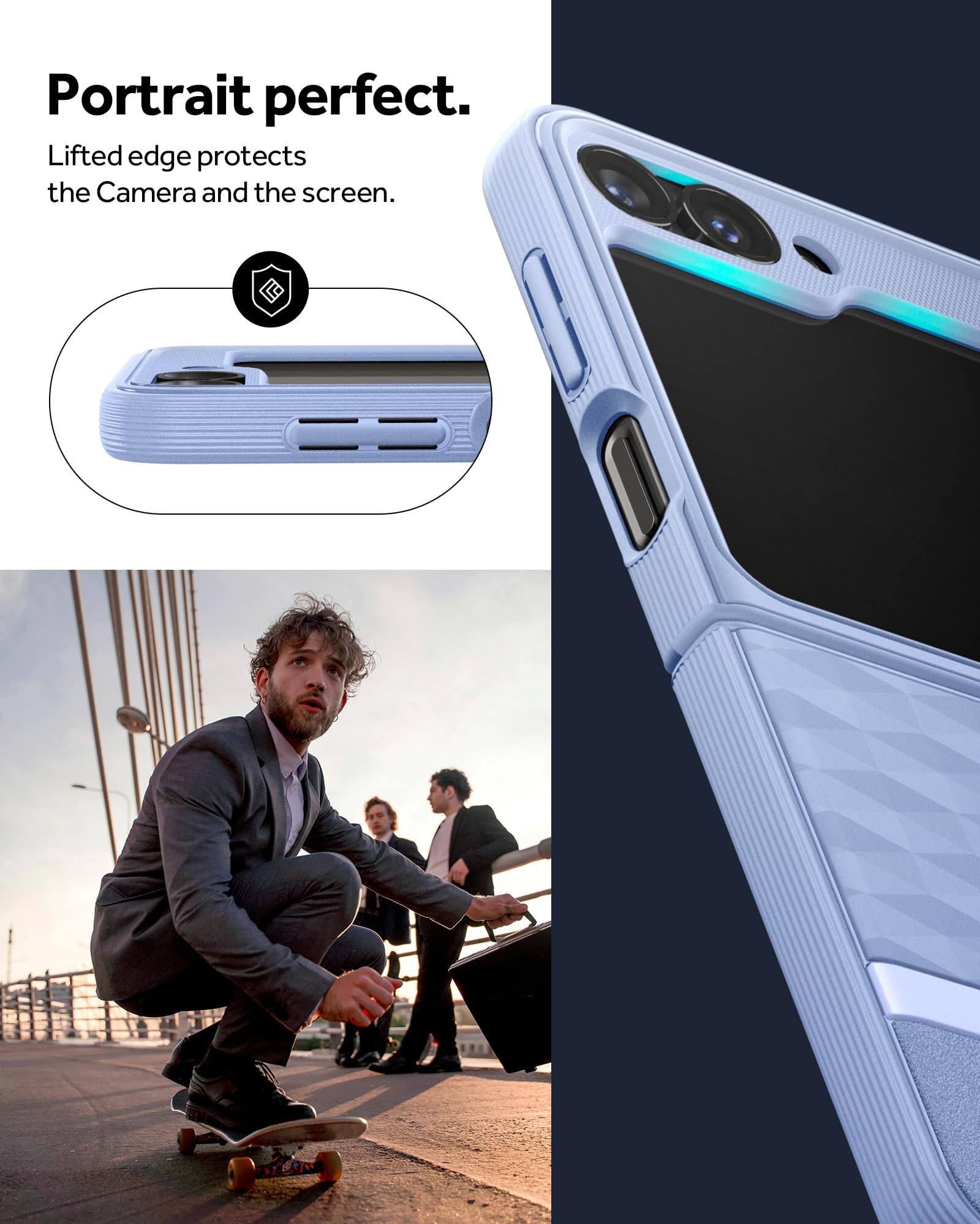 Caseology Parallax Ergonomic Protective Case for Galaxy Z Flip 6