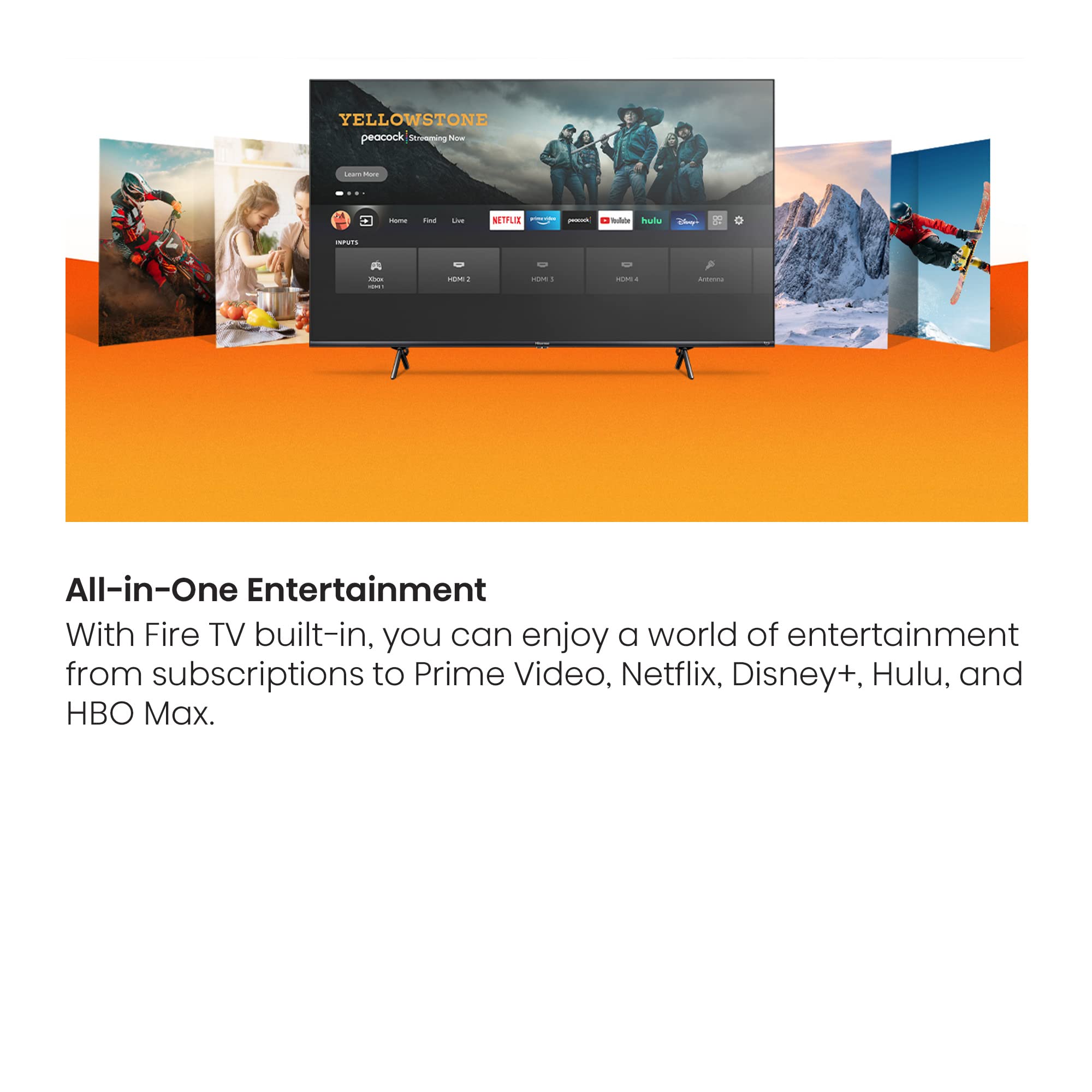 Hisense 75 Inch 4K UHD Smart TV with Quantum Dot Color