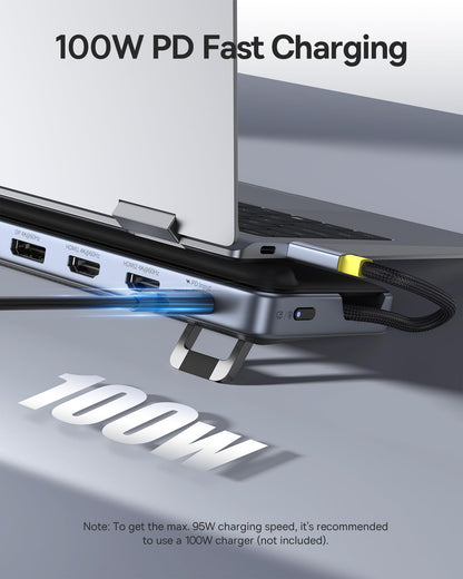 Baseus 4K Multiport Docking Station Dual HDMI DP USB Hub PD