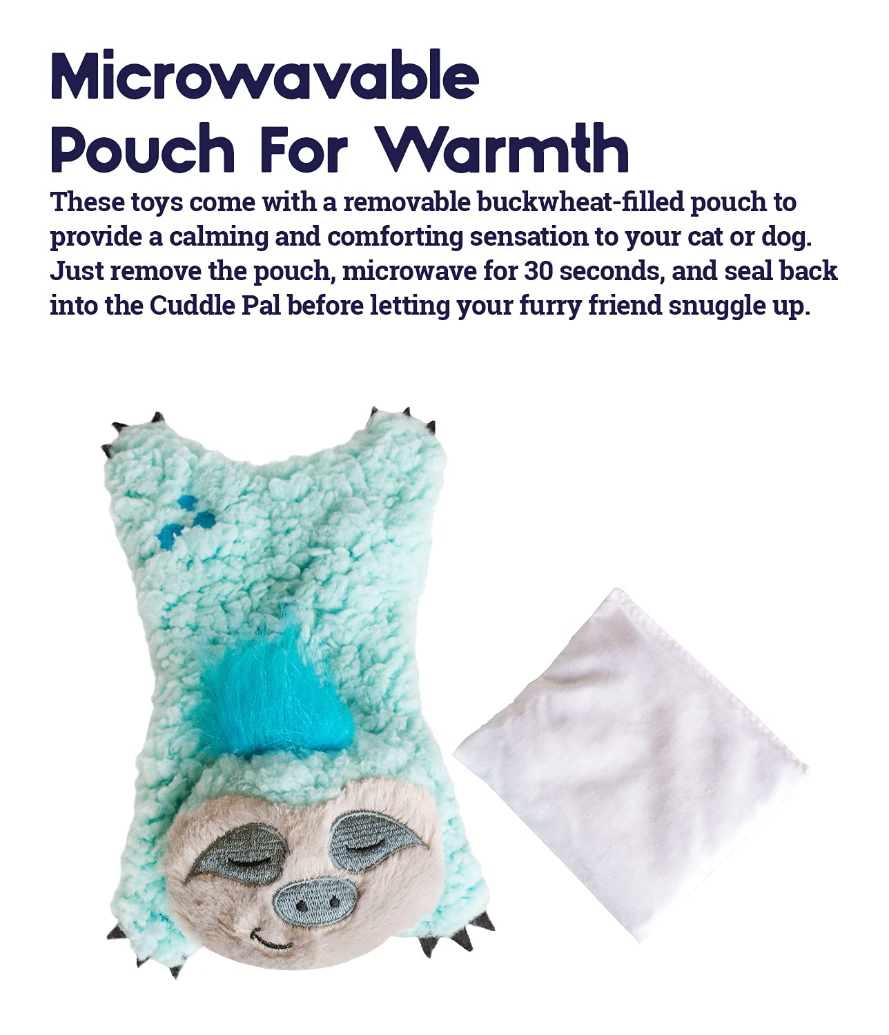 Calming Cat Toy with Purring Sound for Stress Relief