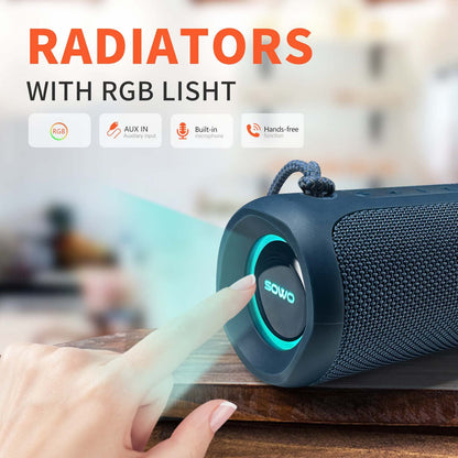 Wireless Portable Speaker IPX7 Waterproof 25W Stereo Sound