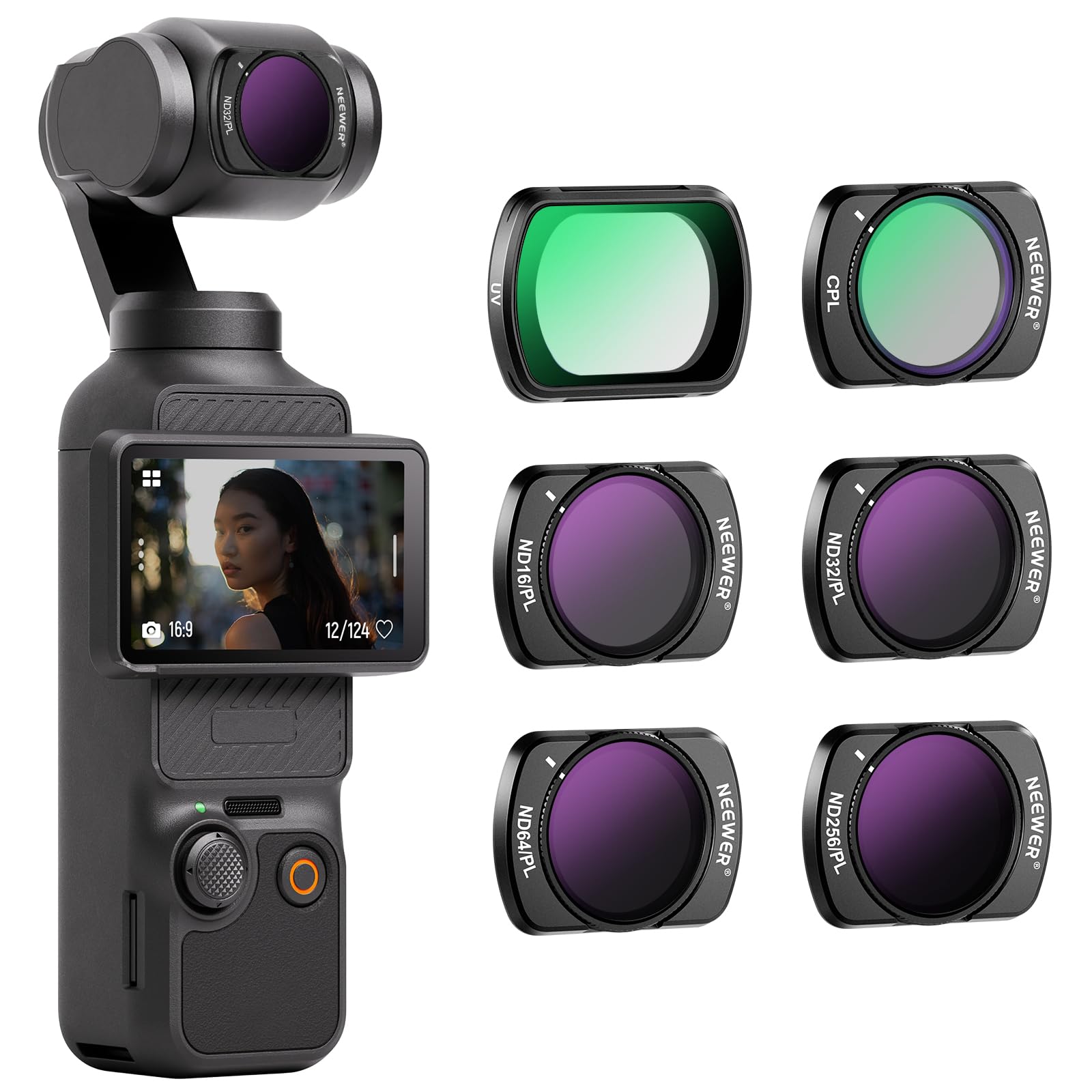 Neewer HD CPL ND Filter Kit for DJI OSMO Pocket