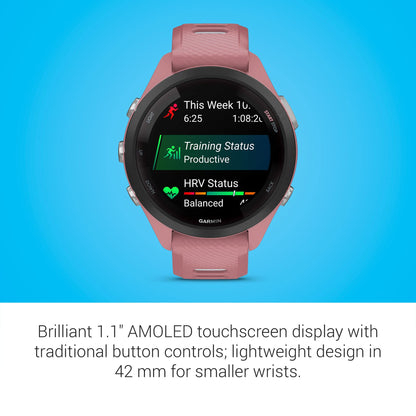 Garmin Forerunner 265 Running Watch With Training Insights