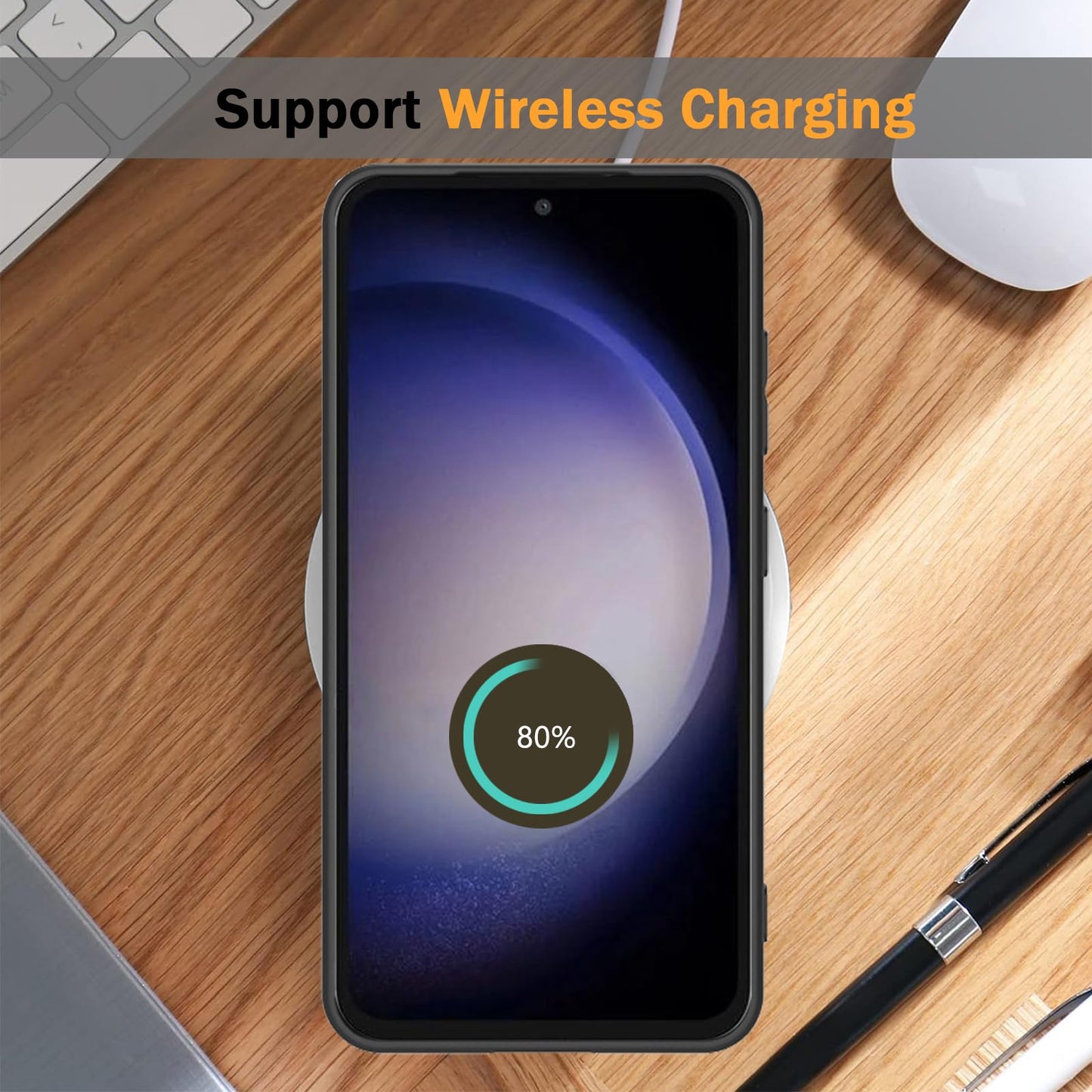 Tenoc Clear Case For Samsung Galaxy S22 6 Inch Non Yellowing Protective Bumper