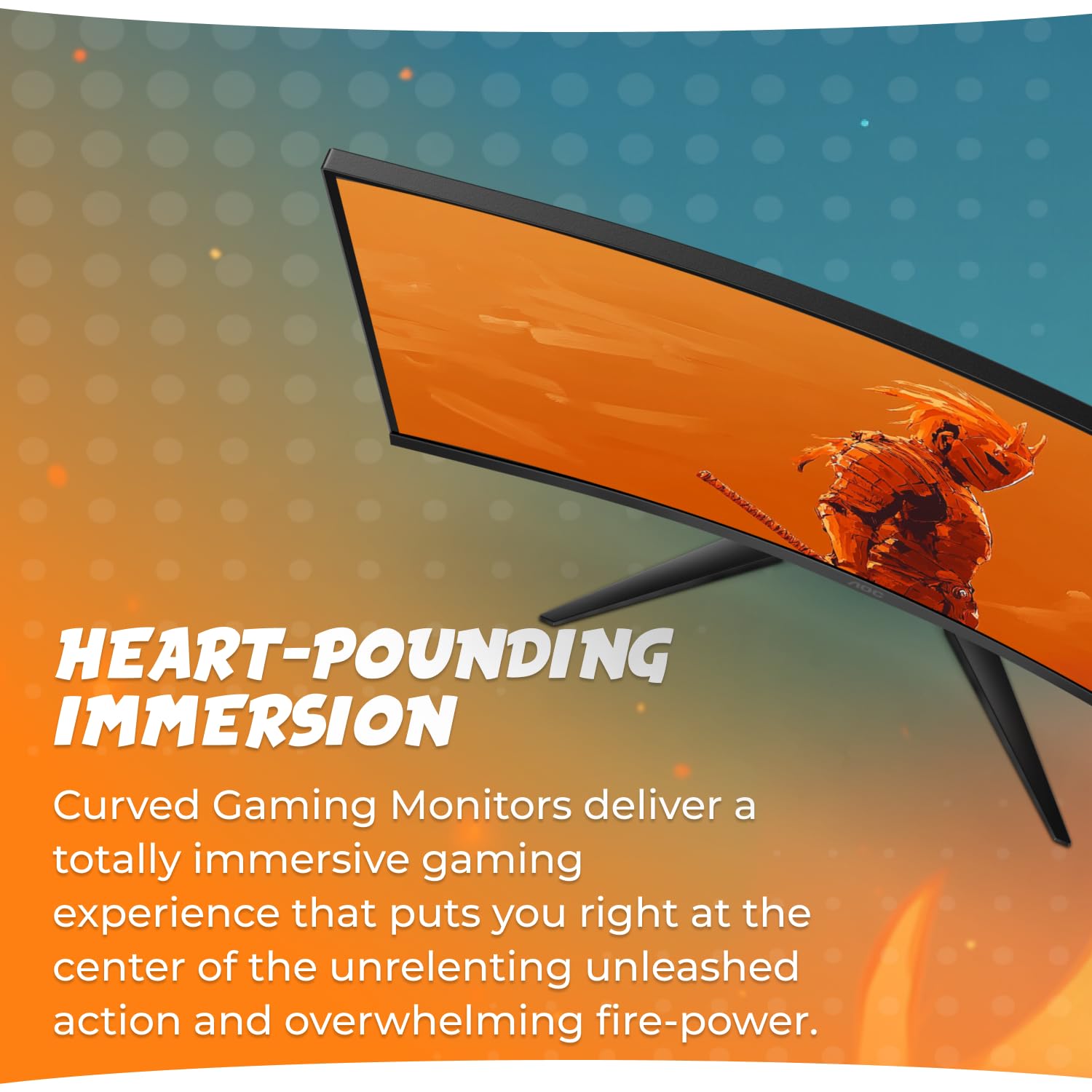 AOC 27 Inch Curved Gaming Monitor with 240Hz Refresh Rate