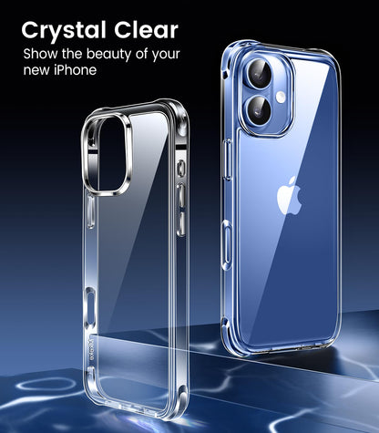 Mkeke Clear Case for iPhone 17 Pro Max Shockproof Bumper