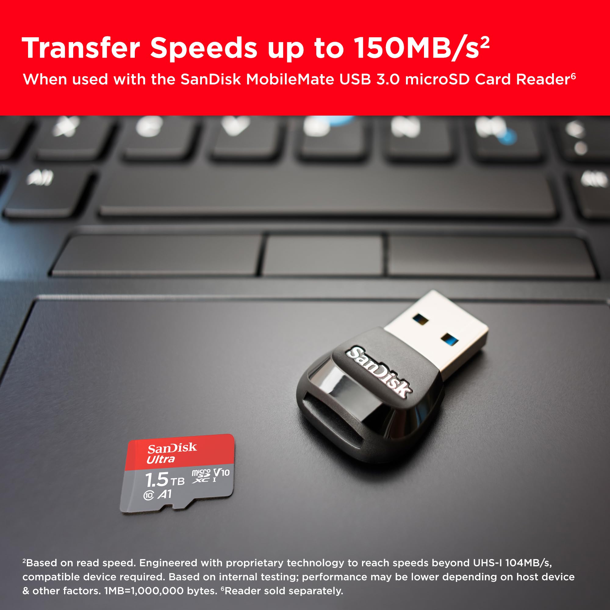 SanDisk 256GB Ultra MicroSD Card Fast Transfer Speeds