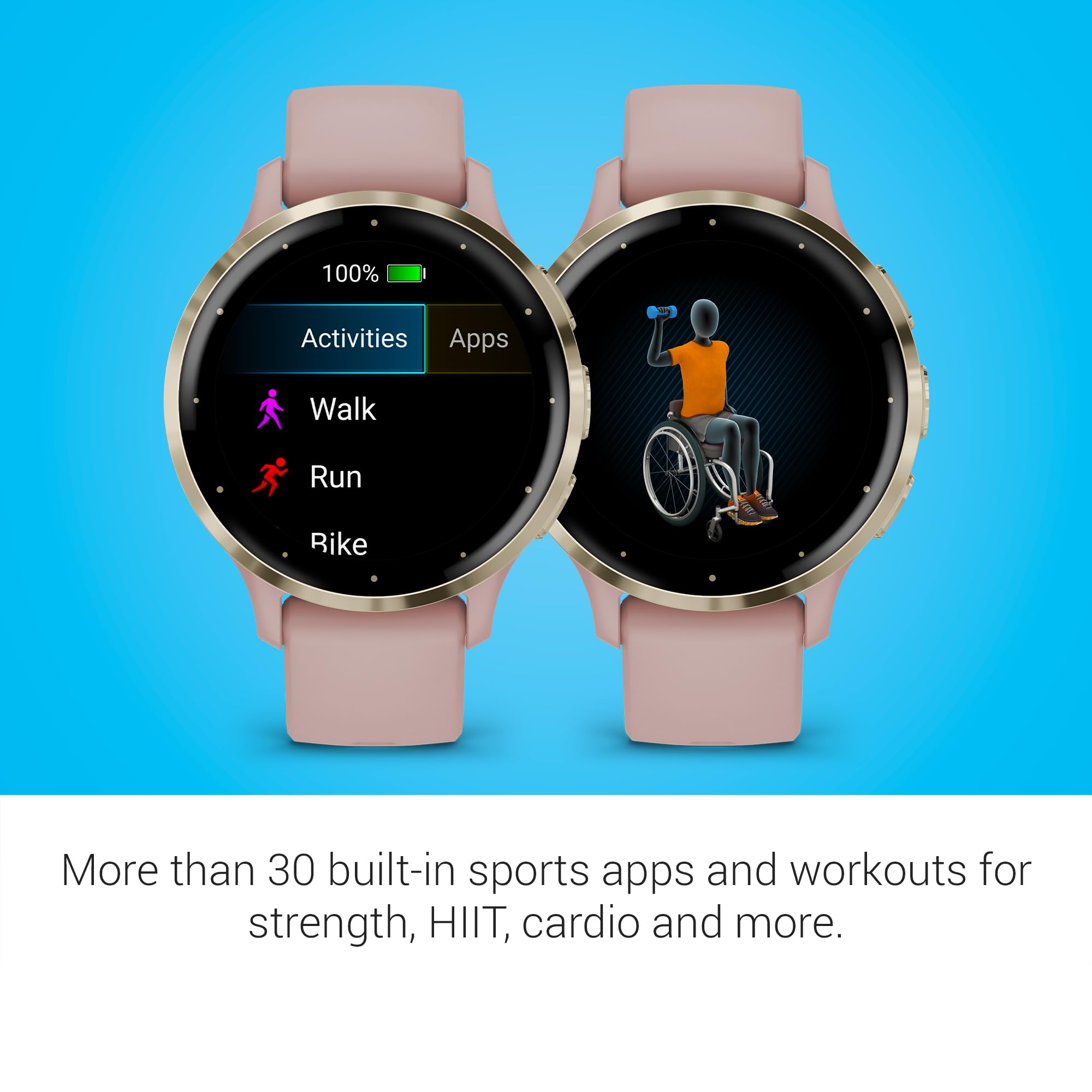 Garmin Venu 3S Smartwatch AMOLED Display Long Battery Life