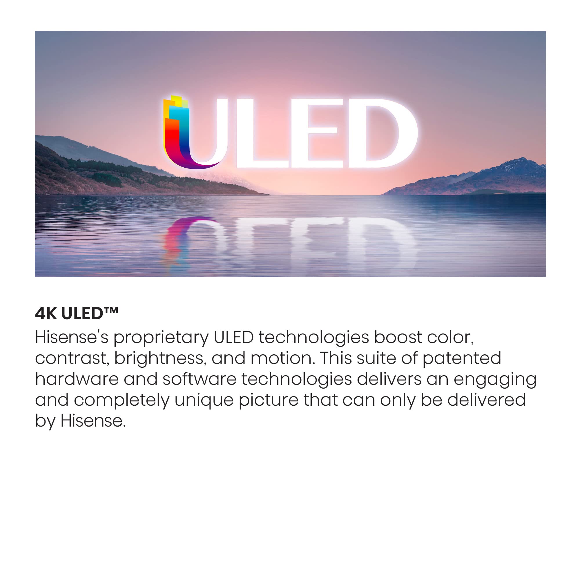 Hisense 75 Inch 4K UHD Smart TV with Quantum Dot Color