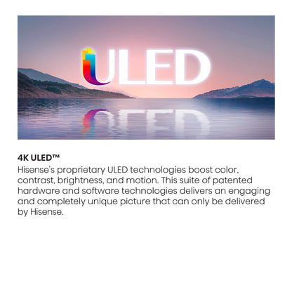 Hisense 75 Inch 4K UHD Smart TV with Quantum Dot Color