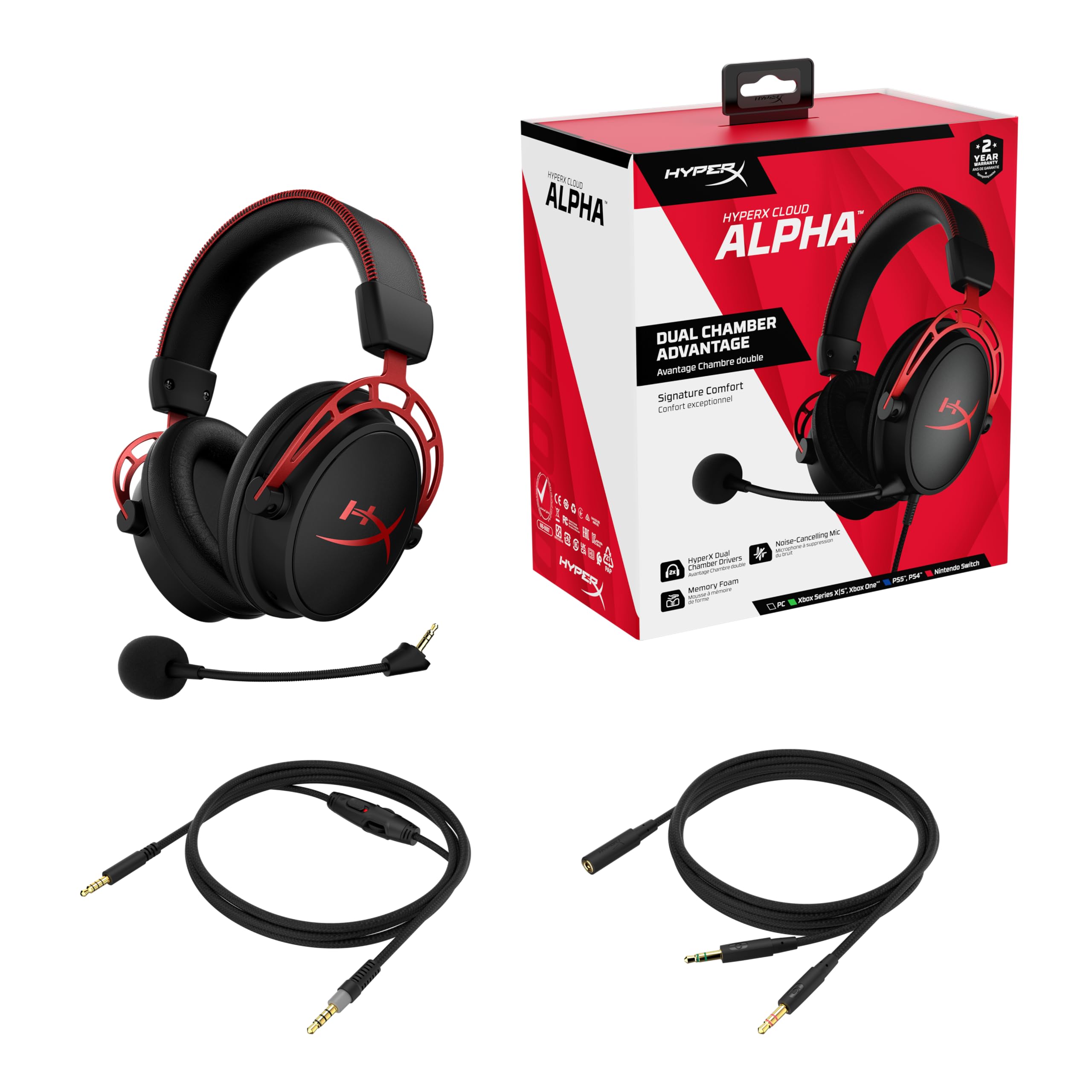 HyperX Cloud Alpha Gaming Headset with Legendary Comfort