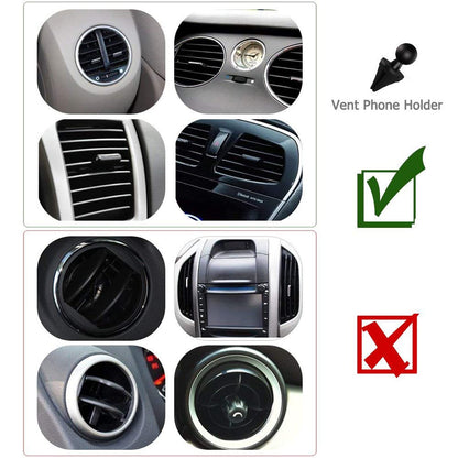 Vansky 3 In 1 Universal Car Phone Holder Mount Air Vent
