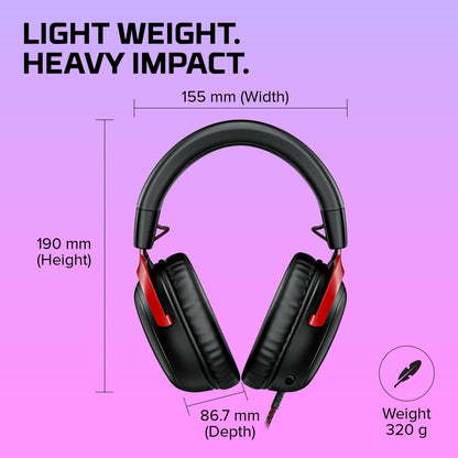 HyperX Cloud III Wired Gaming Headset with Superior Comfort