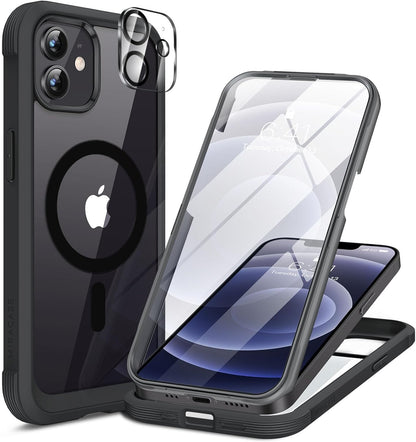 Miracase Glass Series iPhone 11 Rugged Case 6.1 9H Purple