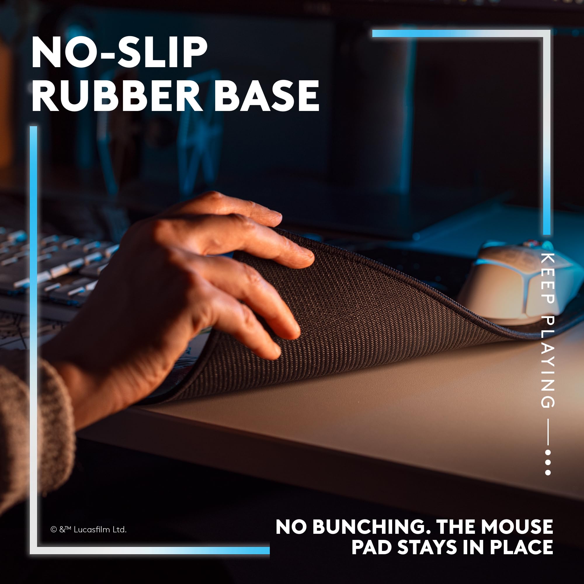 Logitech G840 XL Gaming Mouse Pad for Enhanced Comfort