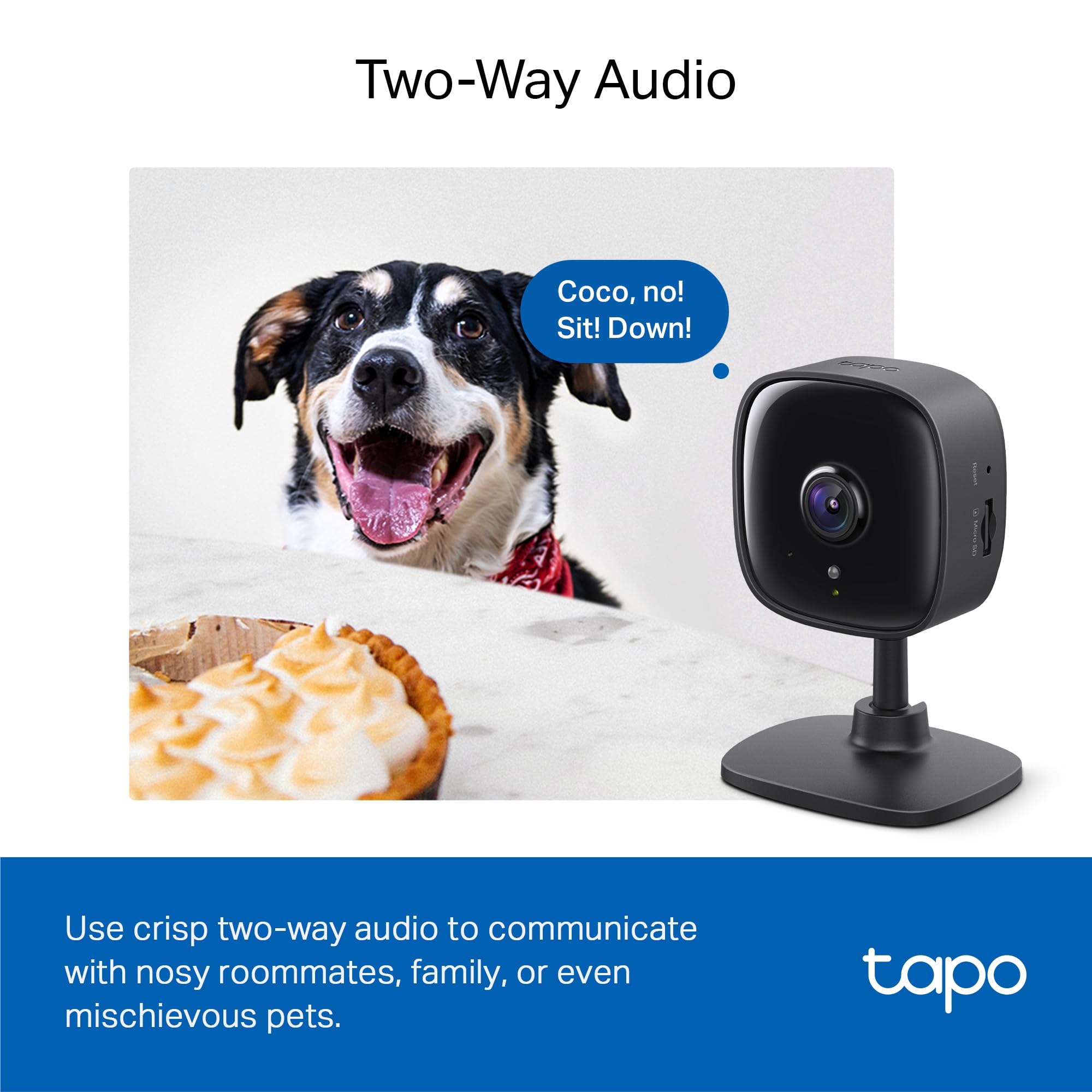 Tapo C100 1080P Indoor Security Camera with Night Vision