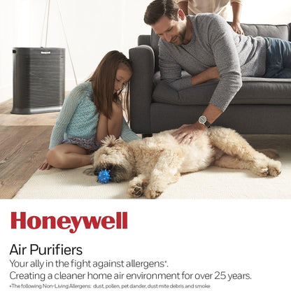 Honeywell HEPA Air Purifier for Large Rooms Reduces Allergens