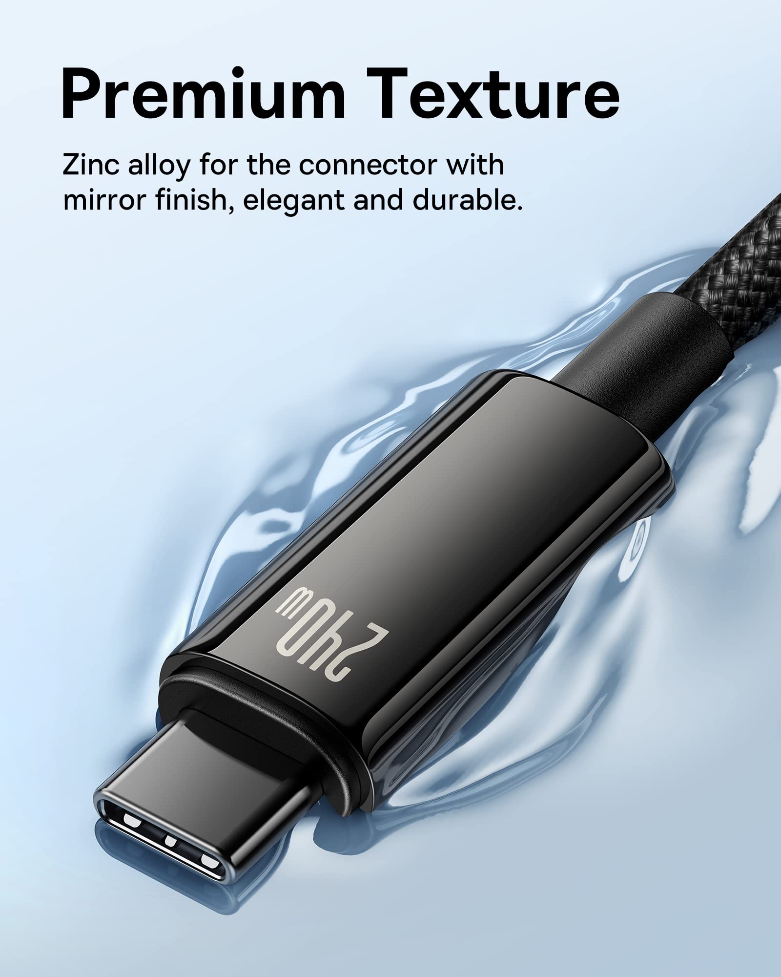Baseus 240W Fast Charging USB C Cable 6.6ft