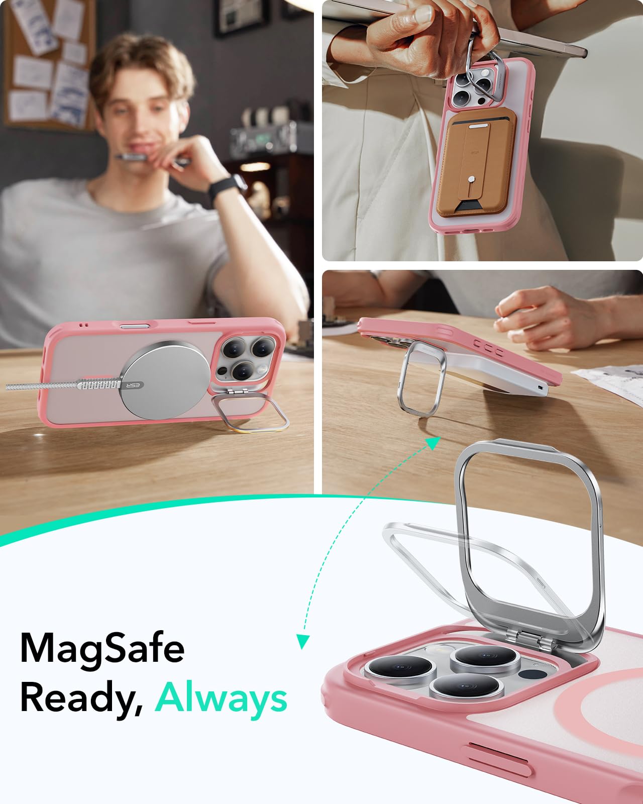 Military-Grade Clear Case for iPhone 16 Pro Max
