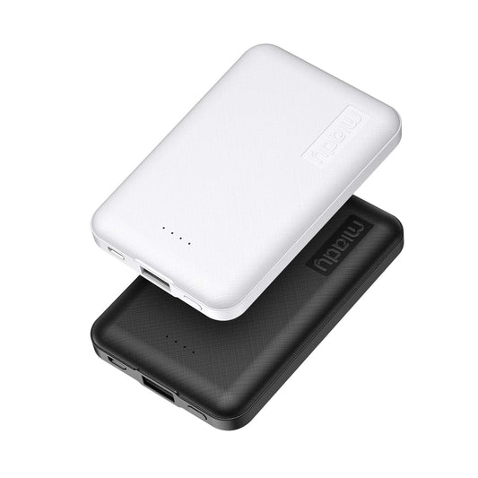 Miady 2 Pack 5000mAh Mini Portable Charger 5V USB C Output