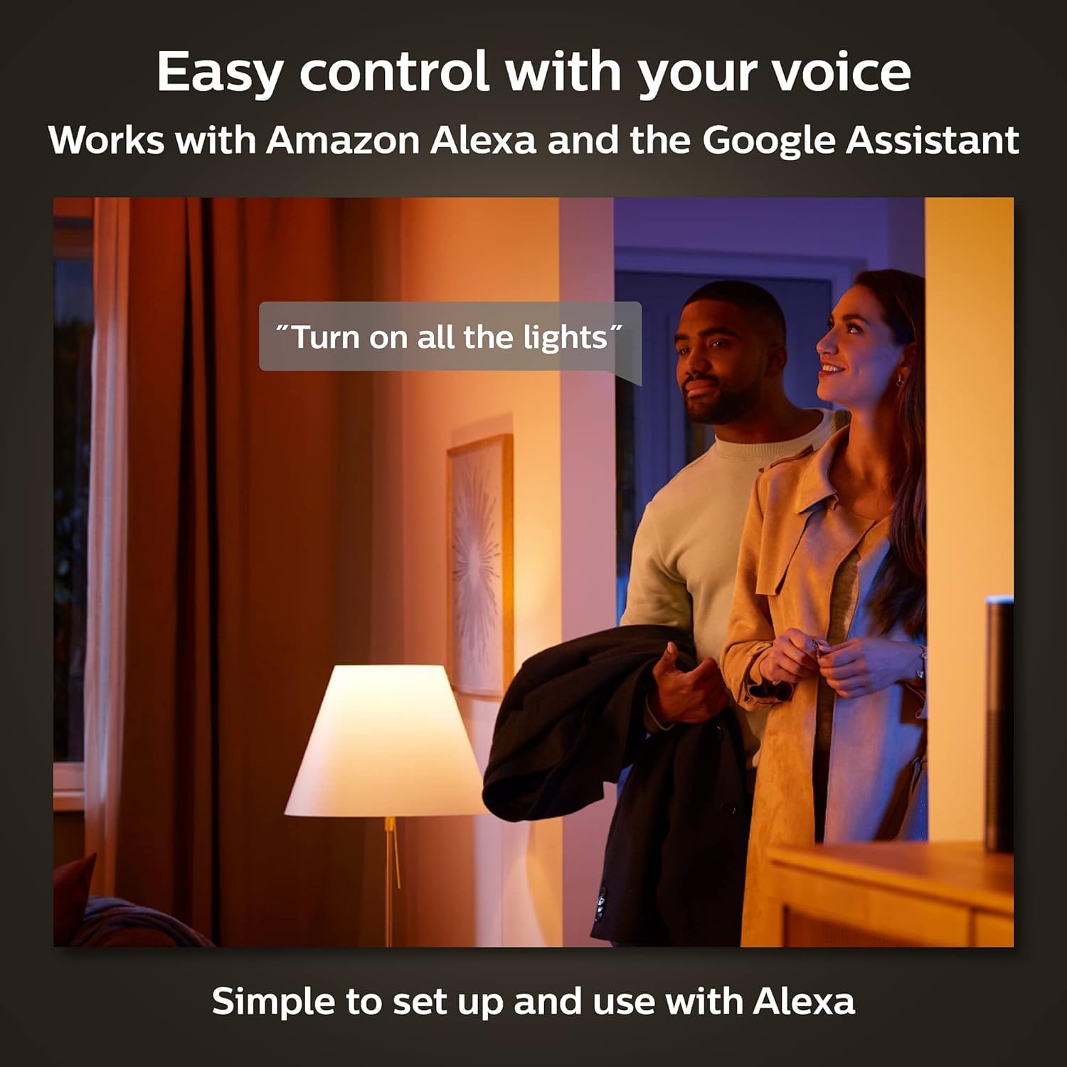Philips Hue A19 Smart Light Bulb Easy Home Control