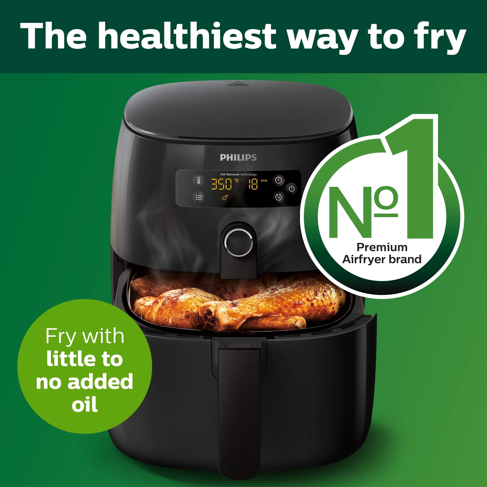 Philips Premium Analog Airfryer with Fat Removal Technology