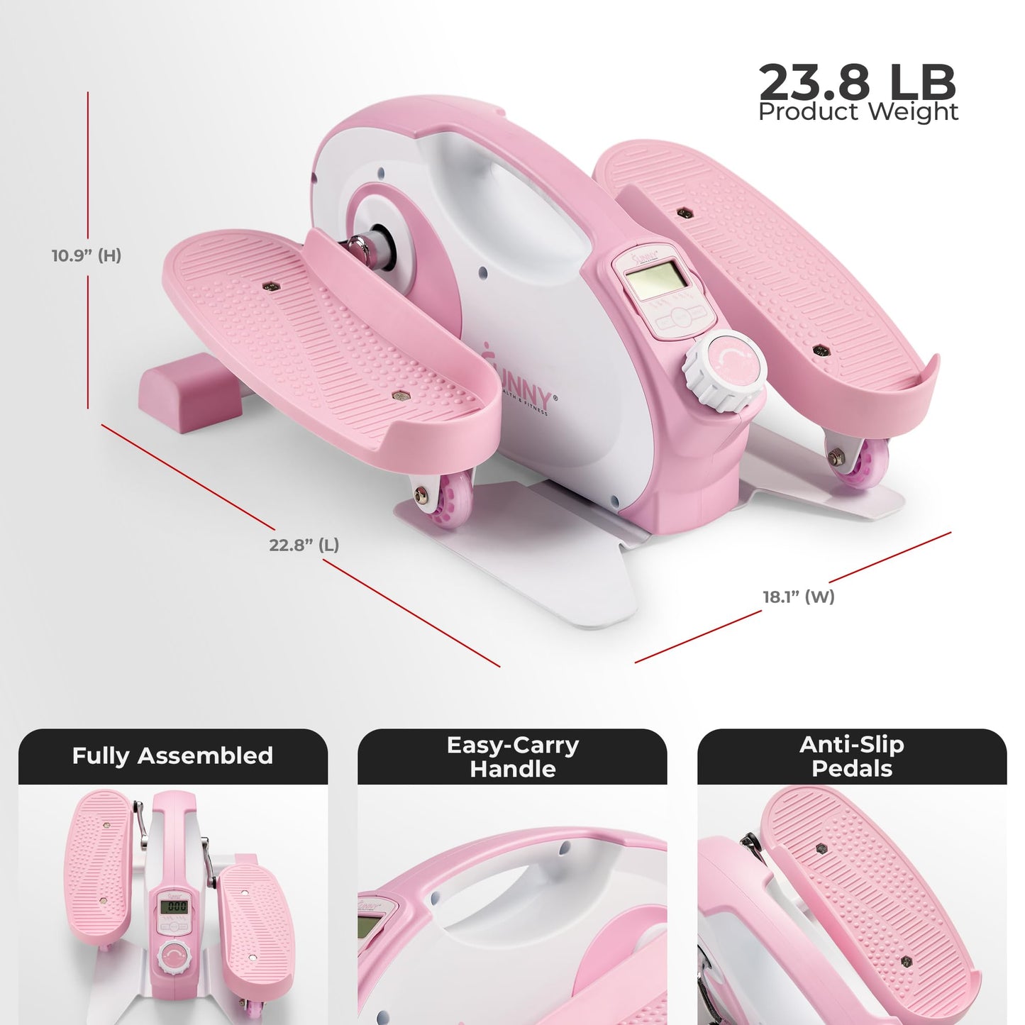 Portable Under Desk Elliptical Exerciser for Seniors