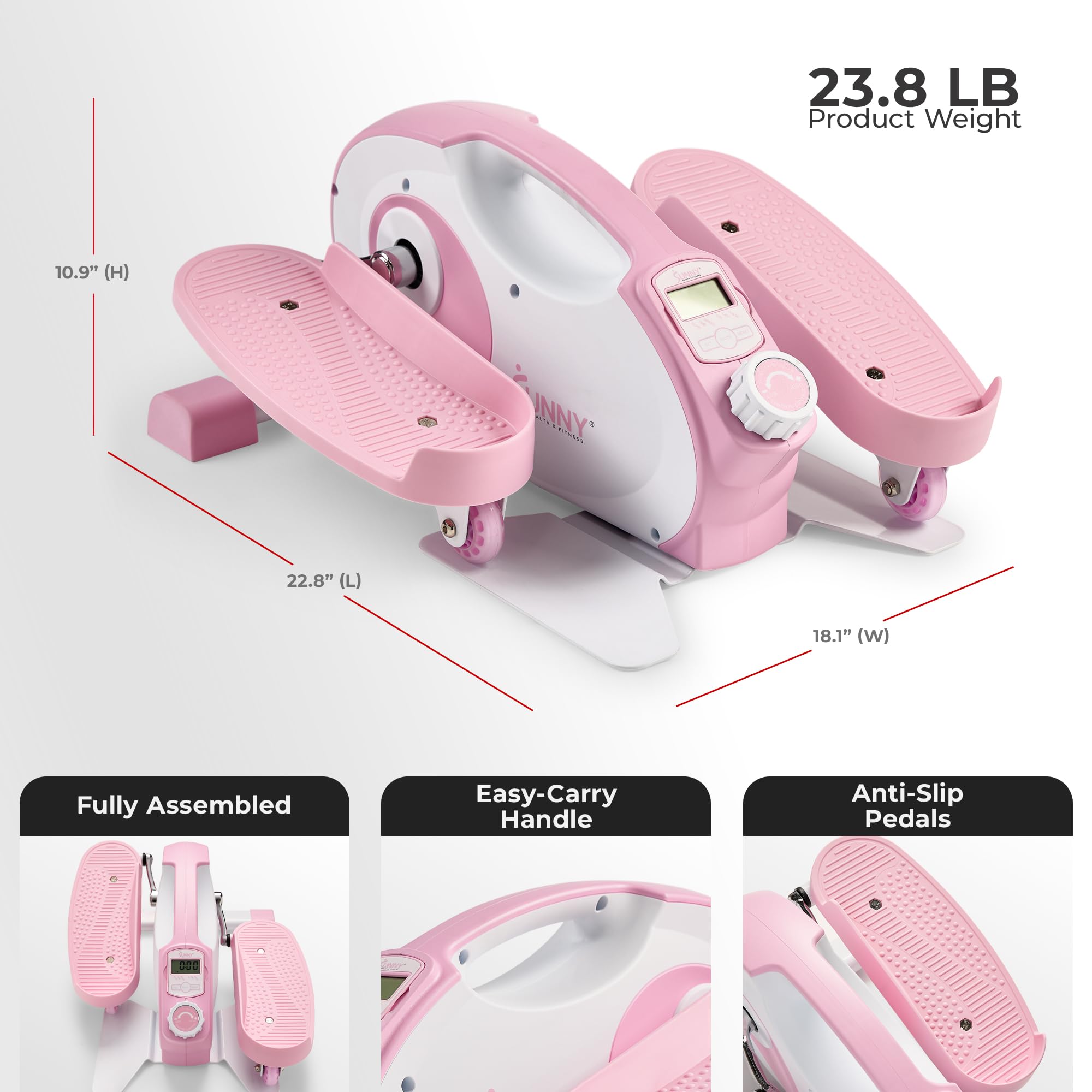 Portable Under Desk Elliptical Exerciser for Seniors