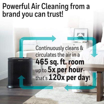 Honeywell HEPA Air Purifier for Large Rooms Reduces Allergens