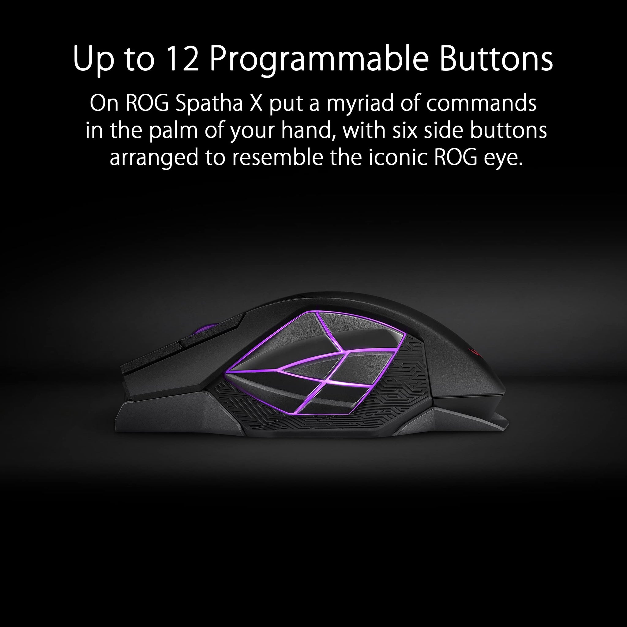 ASUS ROG Spatha X Wireless Gaming Mouse with RGB Lighting