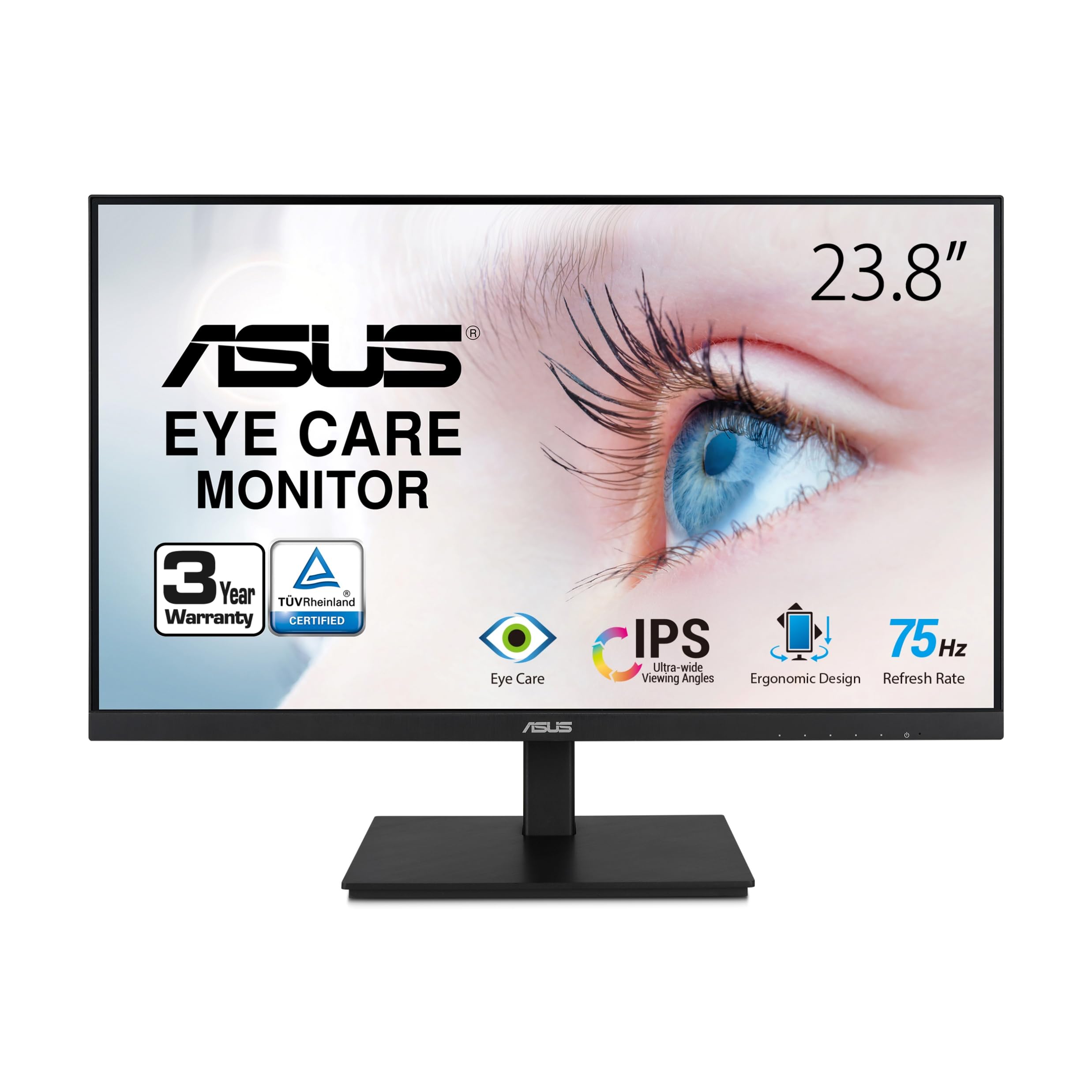 ASUS 24 Inch Full HD Eye Care Monitor with 120Hz Refresh Rate
