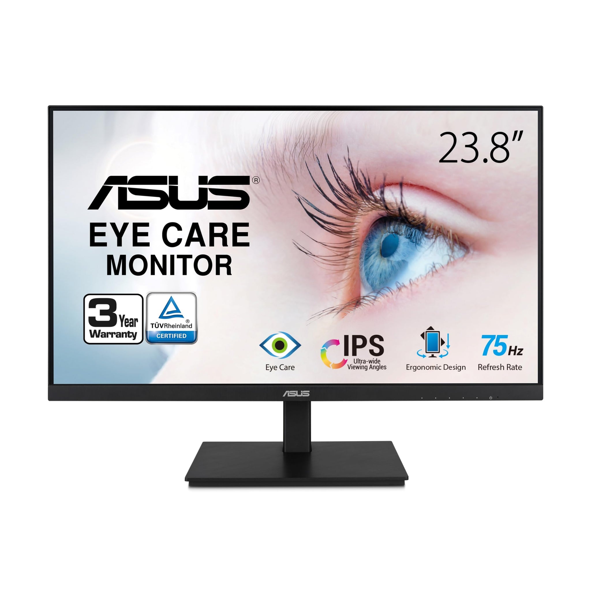 ASUS 24 Inch Full HD Eye Care Monitor with 120Hz Refresh Rate