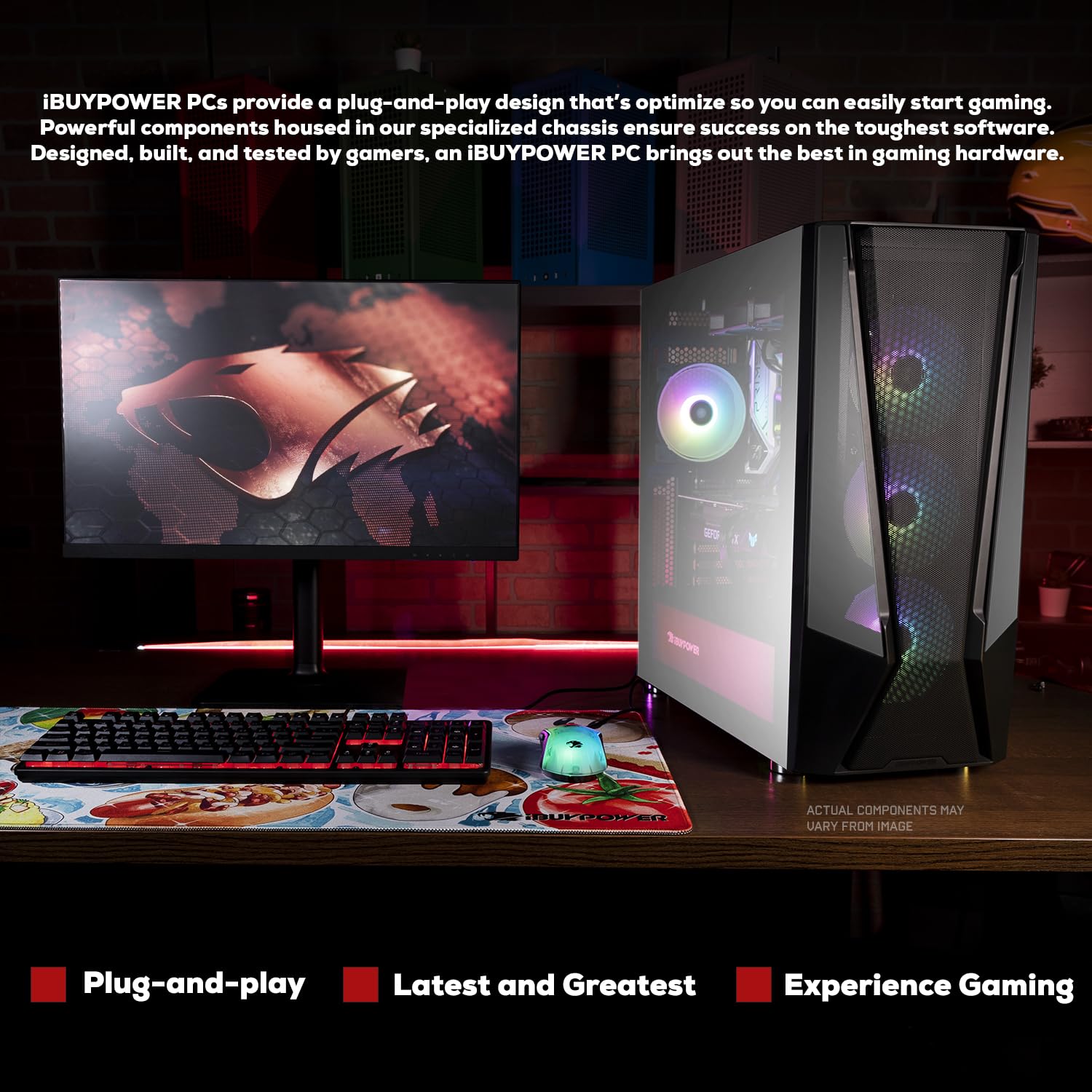 IBUYPOWER Y40 Pro Gaming PC Ryzen 9 RTX 5070Ti Desktop