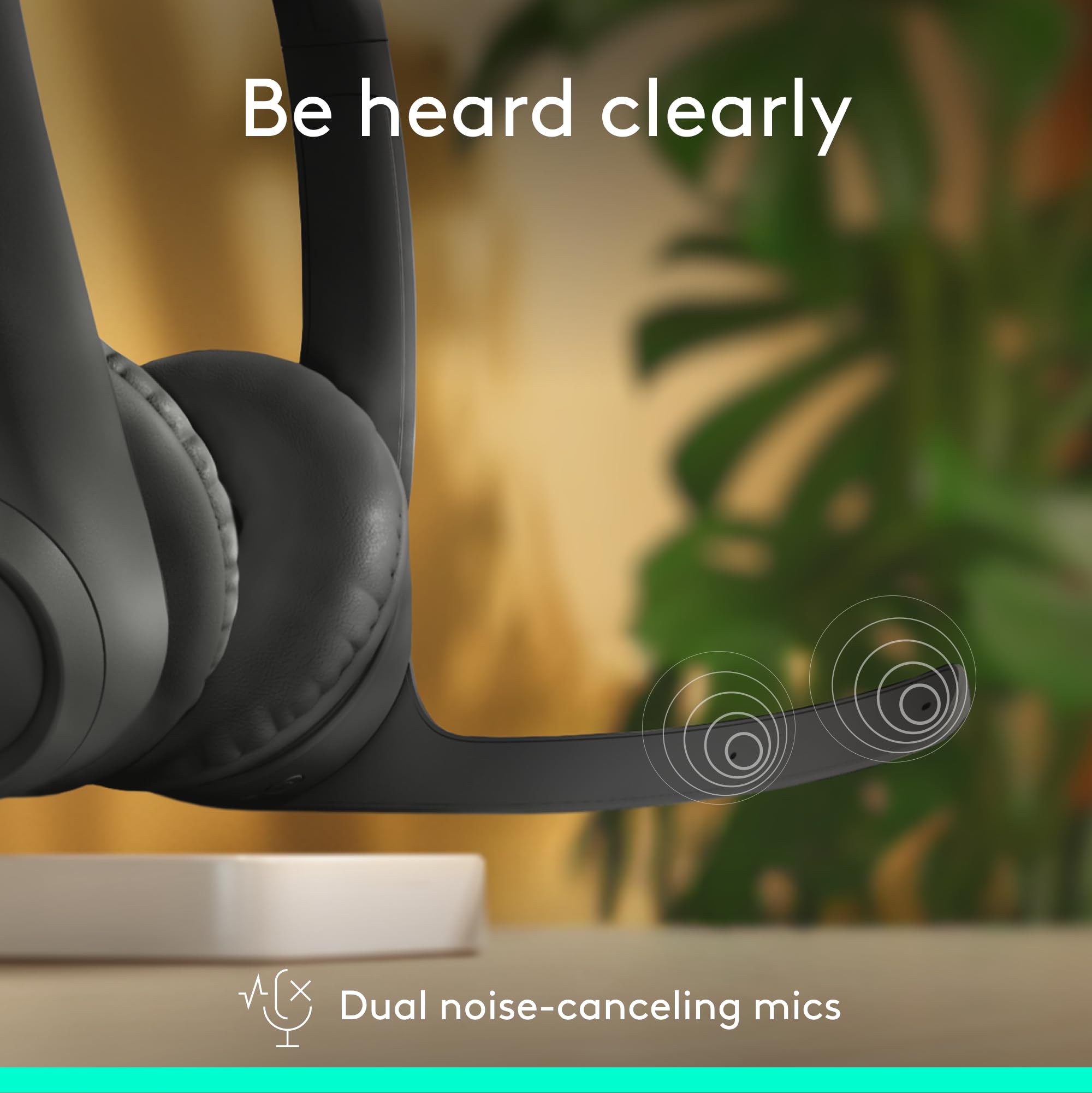 Logitech Zone 301 Wireless Headset with Noise Cancellation
