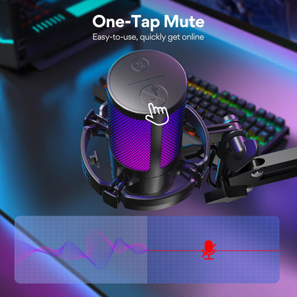 Maono Gaming USB Microphone DGM20S With Noise Cancellation