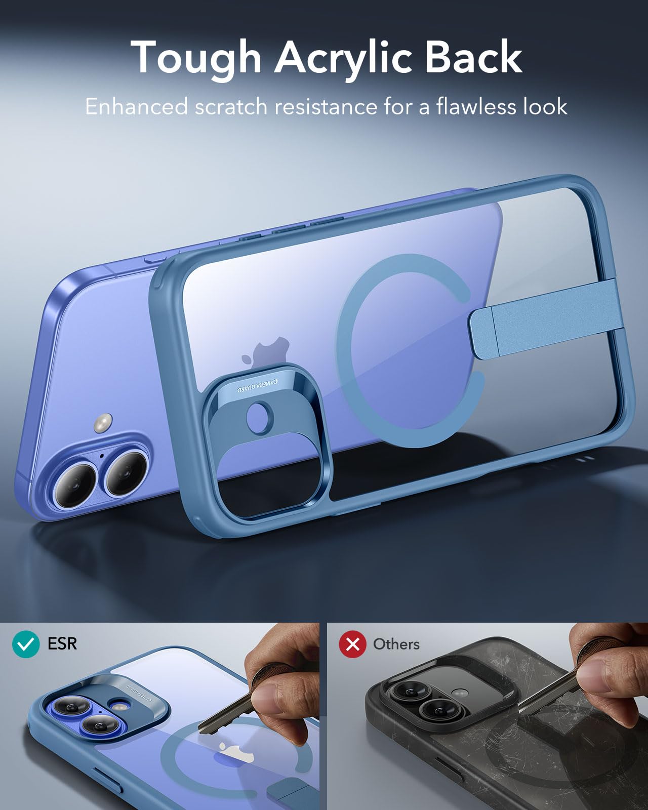 Military-Grade Clear Case for iPhone 16 Pro Max