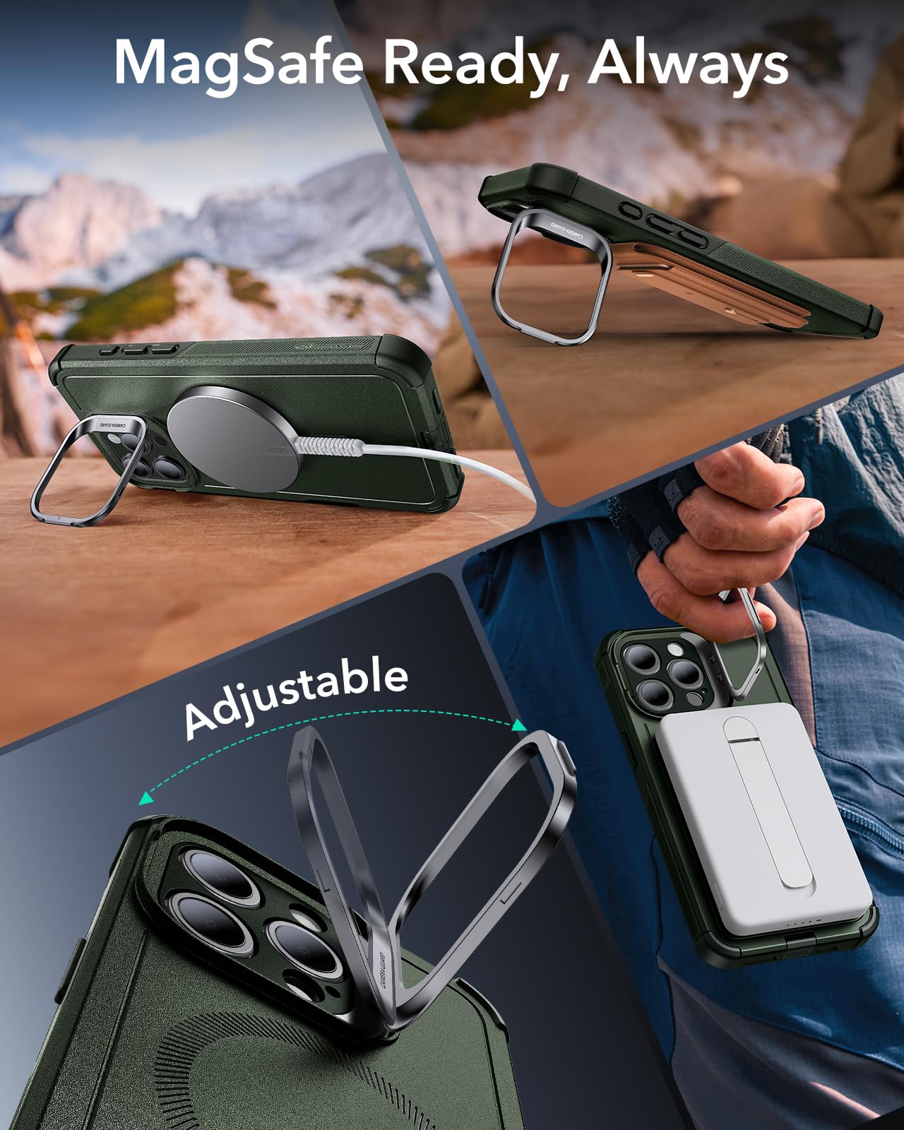 ESR iPhone 16 Pro Case with Military-Grade Protection