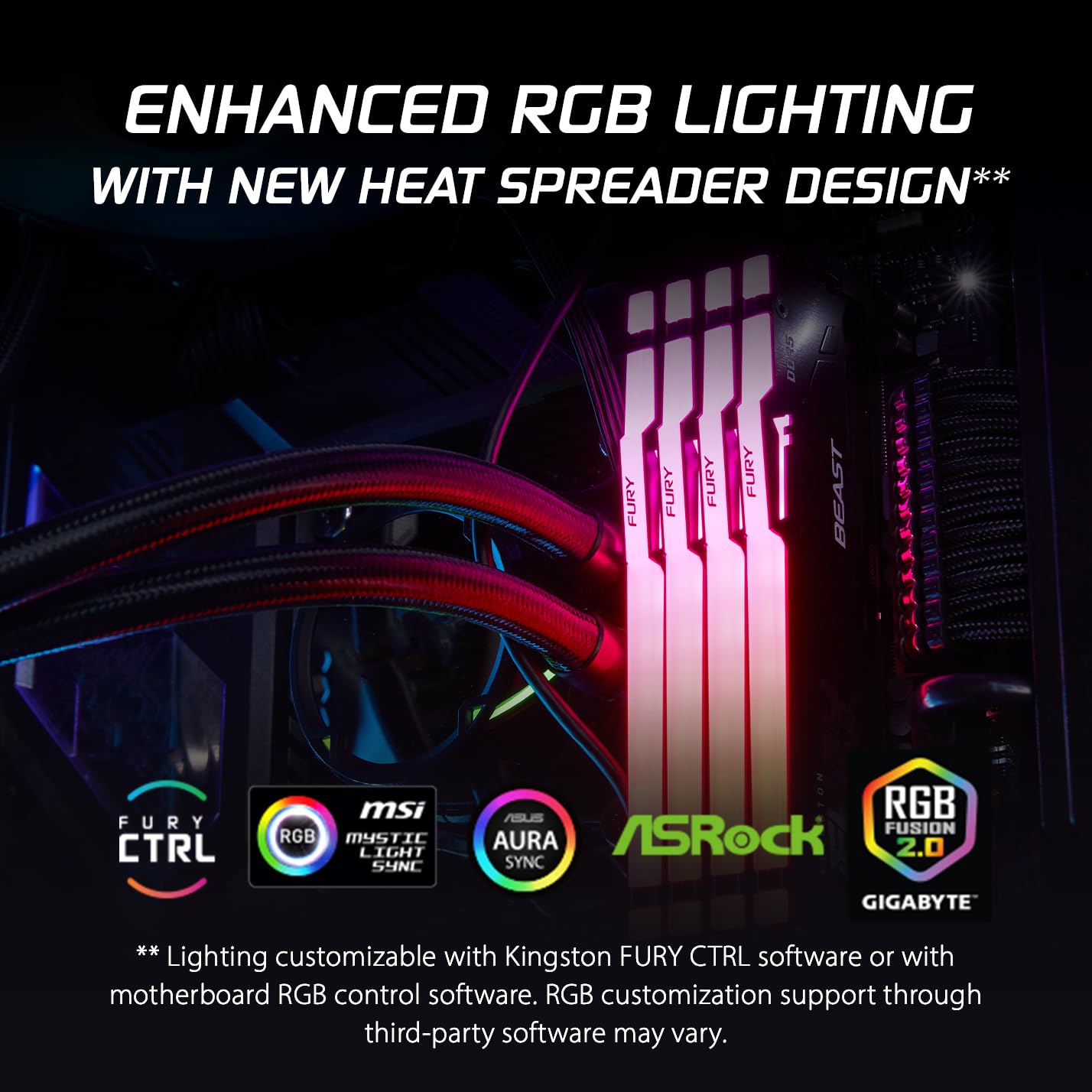 Kingston Fury Beast 32GB DDR5 Memory Kit for Gaming